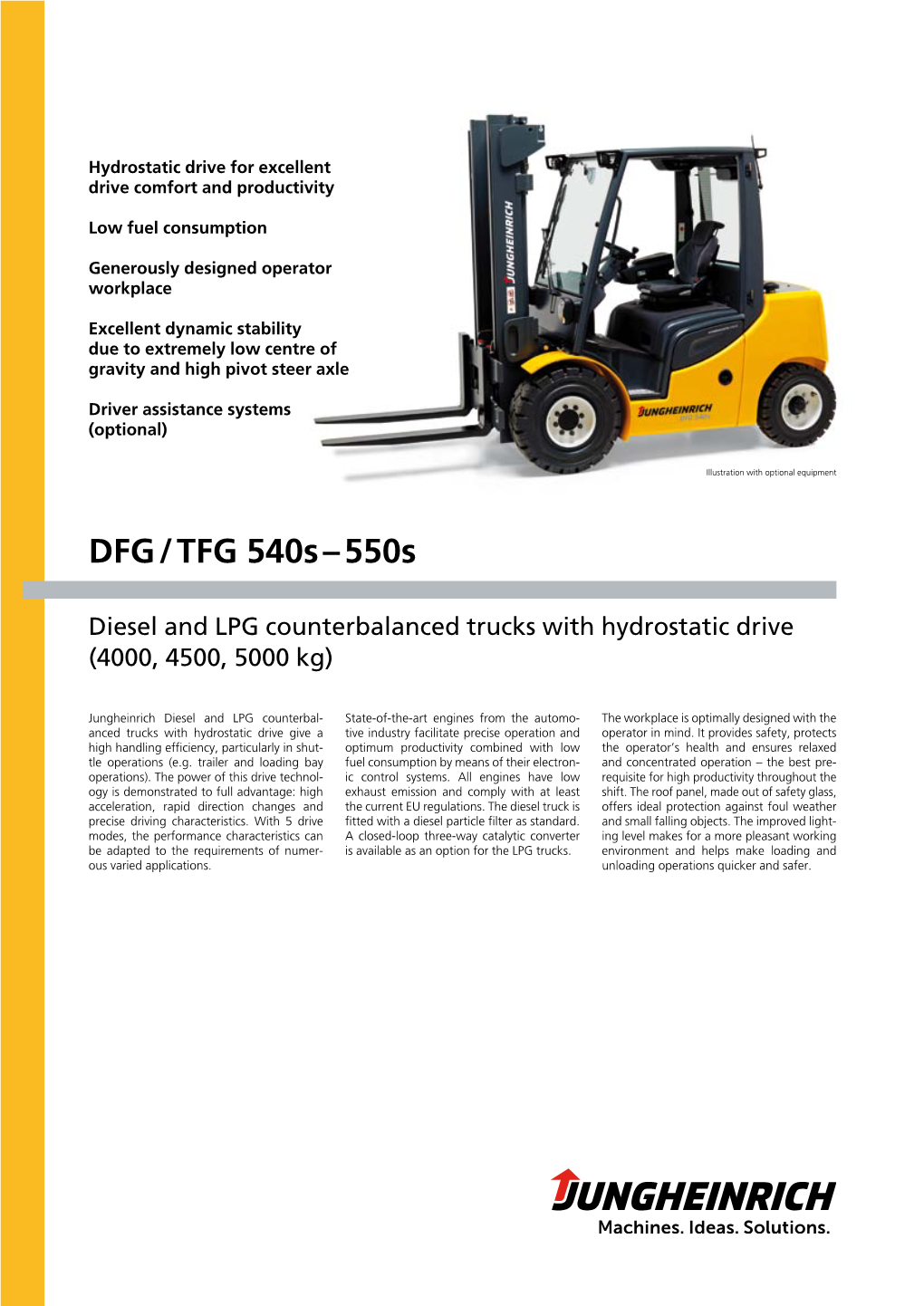 DFG / TFG 540S – 550S