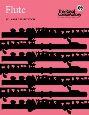 RCM Flute Syllabus / 2010 Edition