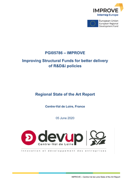 PGI05786 – IMPROVE Improving Structural Funds for Better Delivery of R&D&I Policies