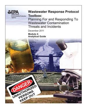 Wastewater Response Protocol Toolbox Module 4: Analytical Guide