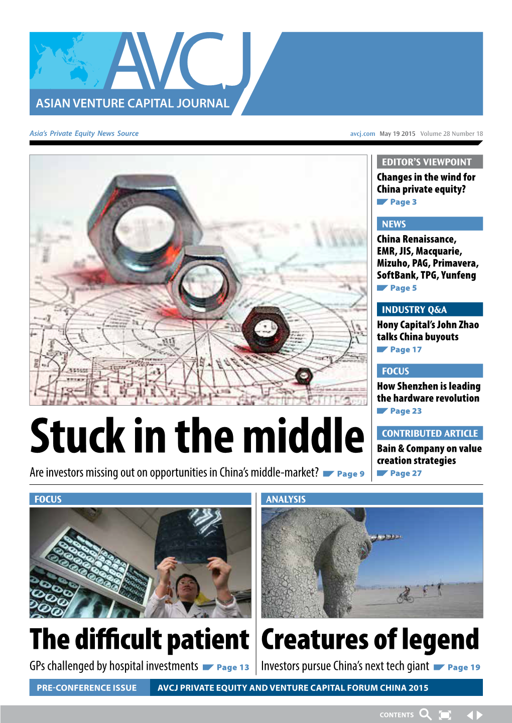 Stuck in the Middle Bain & Company on Value Creation Strategies Are Investors Missing out on Opportunities in China’S Middle-Market? Page 9 Page 27