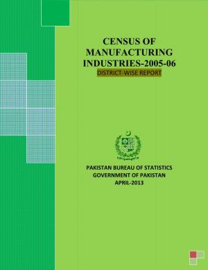 Census of Manufacturing Industries-2005 Sus Of