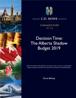 Decision Time: the Alberta Shadow Budget 2019