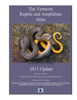 The Vermont Reptile and Amphibian Atlas 2013 Update