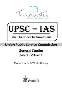 Union Public Service Commission General Studies