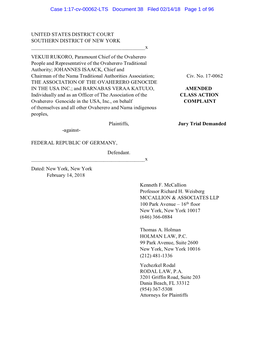 Case 1:17-Cv-00062-LTS Document 38 Filed 02/14/18 Page 1 of 96