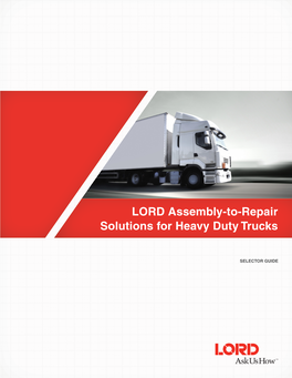 LORD Assembly-To-Repair Solutions for Heavy Duty Trucks