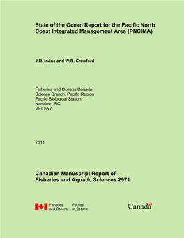 Canadian Manuscript Report of Fisheries and Aquatic Sciences 2971