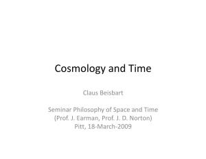 Cosmology and Time