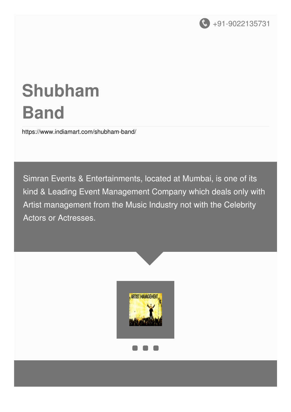 Shubham Band