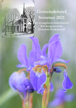 Gemeindebrief Sommer 2021 Der Evangelisch-Lutherischen Kirchengemeinde Eickeloh-Hademstorf