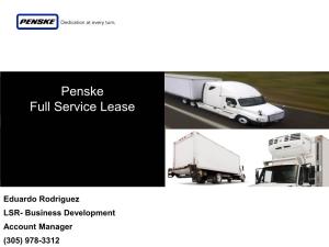Penske Full Service Lease