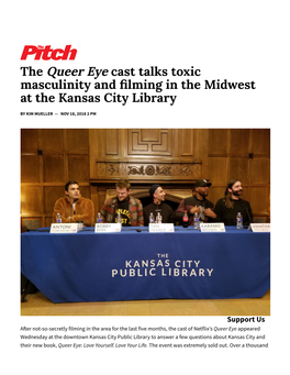 Queer Eye Cast Talks Toxic Masculinity ...The Midwest at the Kansas City
