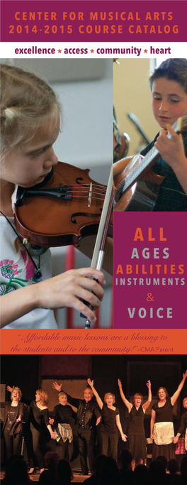 Abilities Instruments & Voice