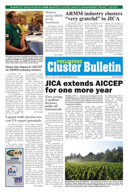 JICA Extends AICCEP for One More Year