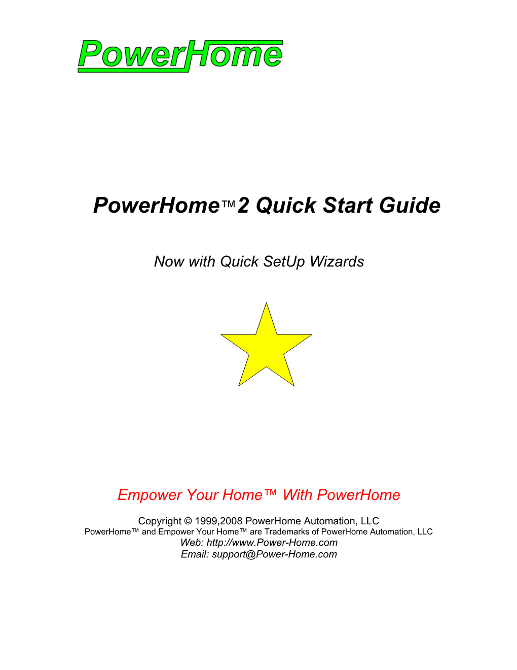 Powerhome™2 Quick Start Guide