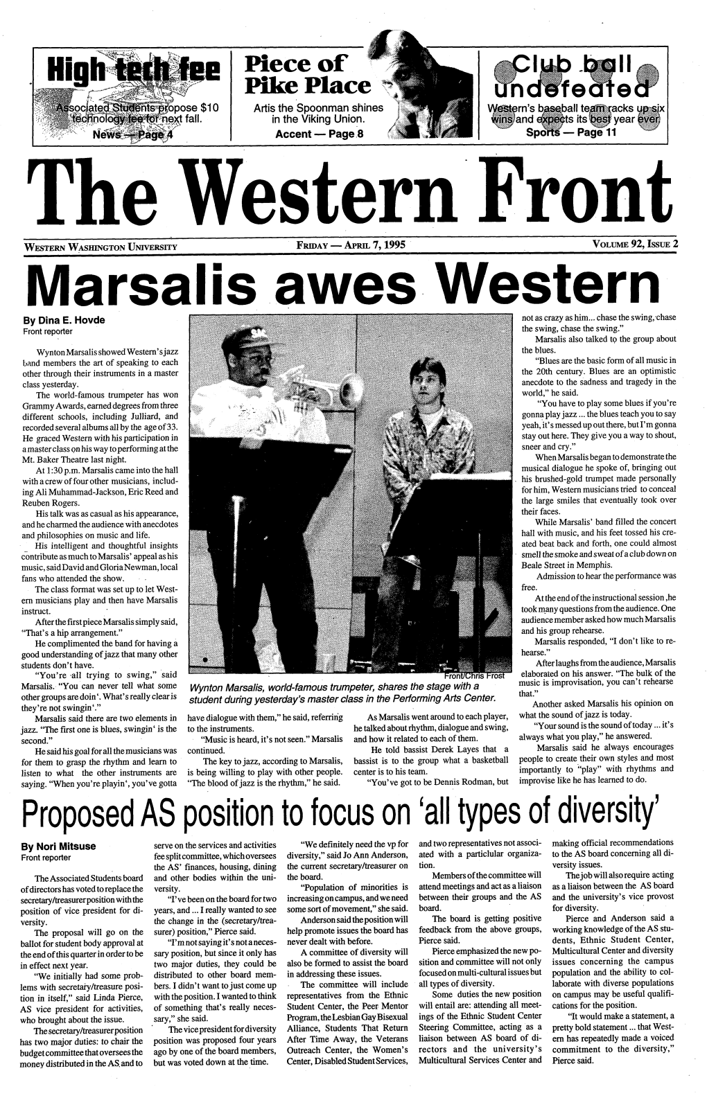 Marsalis Awes Western by Dina E