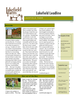 Lakefield Leadline