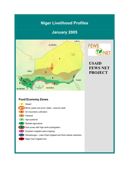 Niger Livelihood Profiles