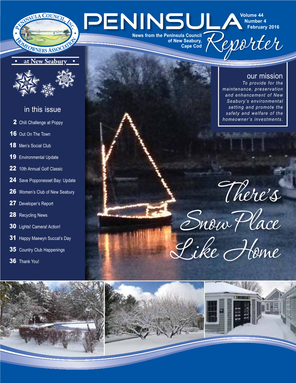 The Peninsula Reporter – February 2016 Issue