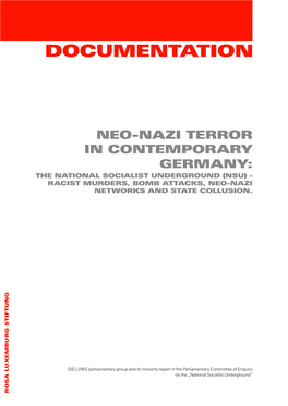 Neo Nazi Terror in Contemporary Germany NSU 12 2015 Engl