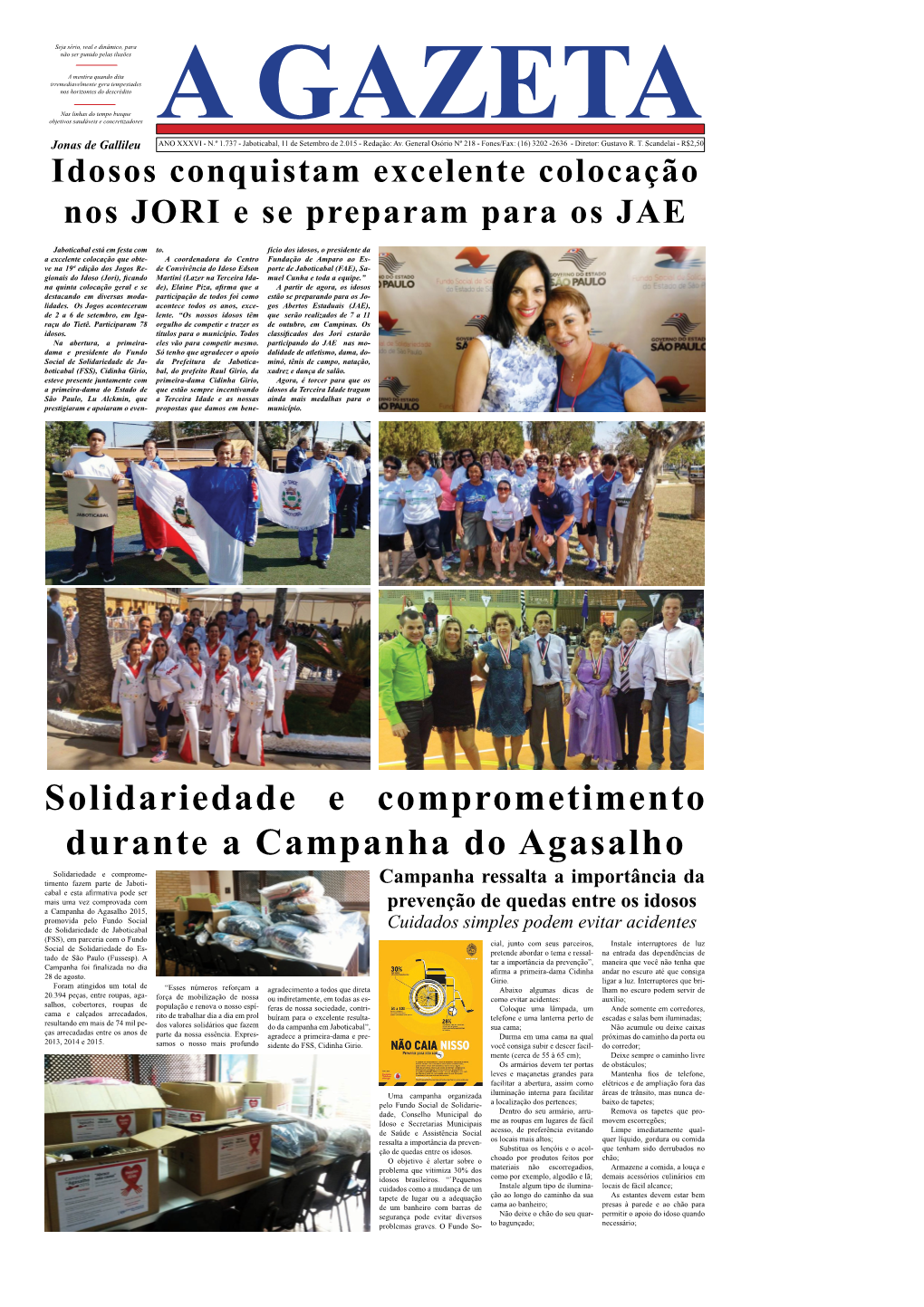 Solidariedade E Comprometimento Durante a Campanha Do Agasalho