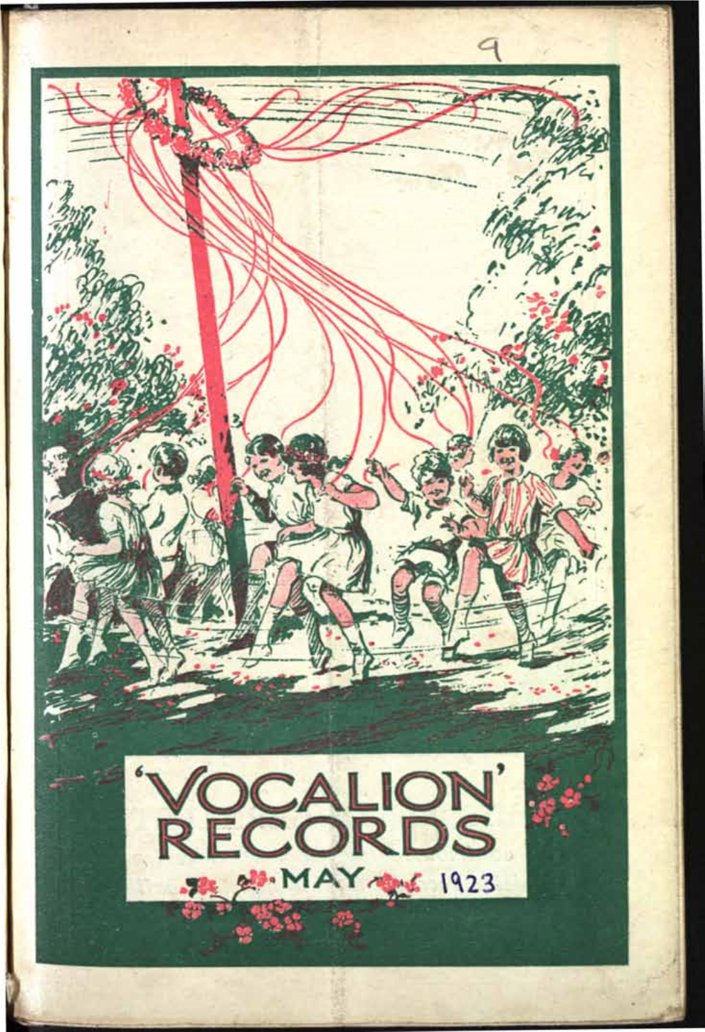 Vocalion Record Bullettin, May 1923