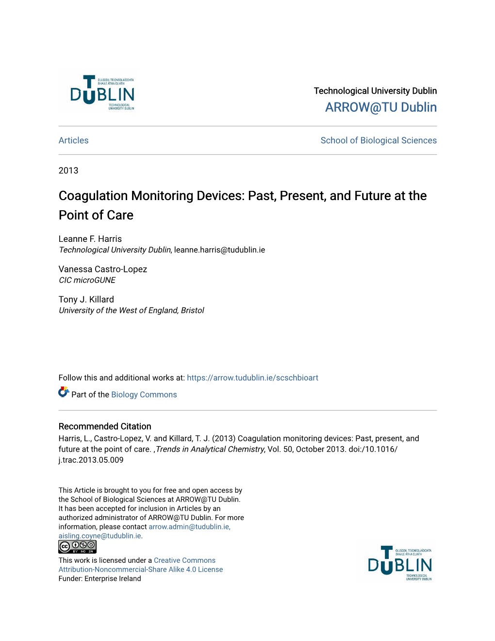 Coagulation Monitoring Devices: Past, Present, and Future at the Point of Care