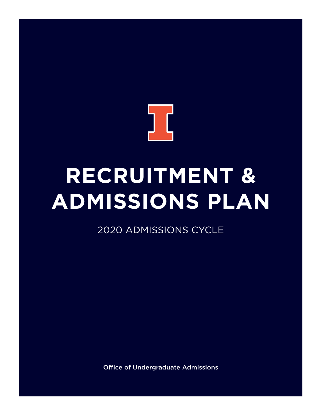 Recruitment & Admissions Plan