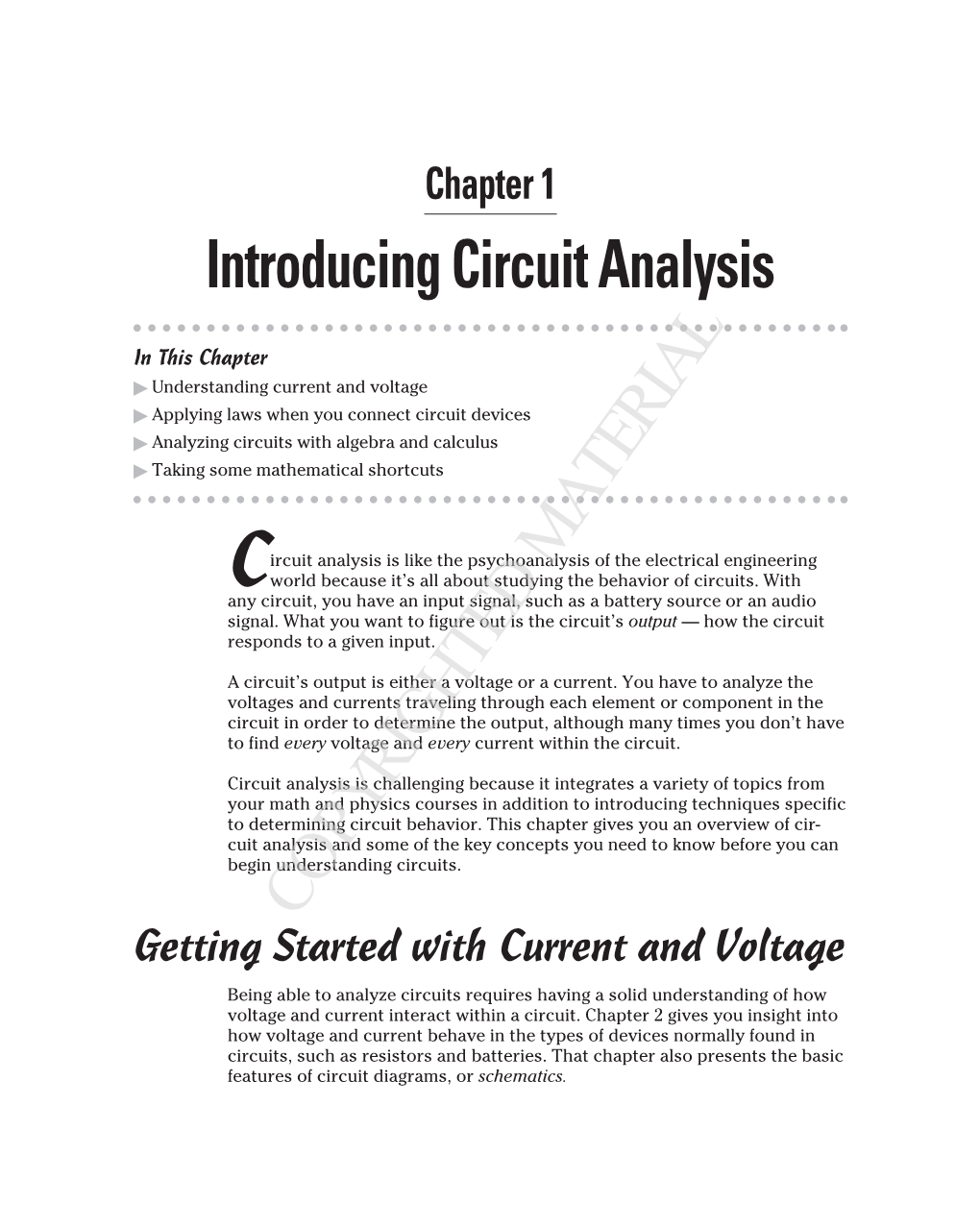 Introducing Circuit Analysis