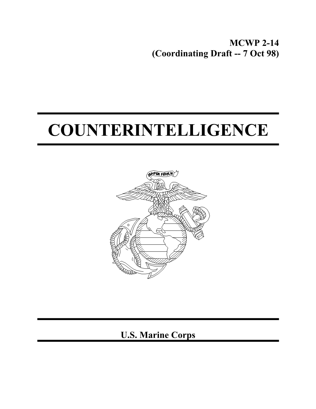 Counterintelligence