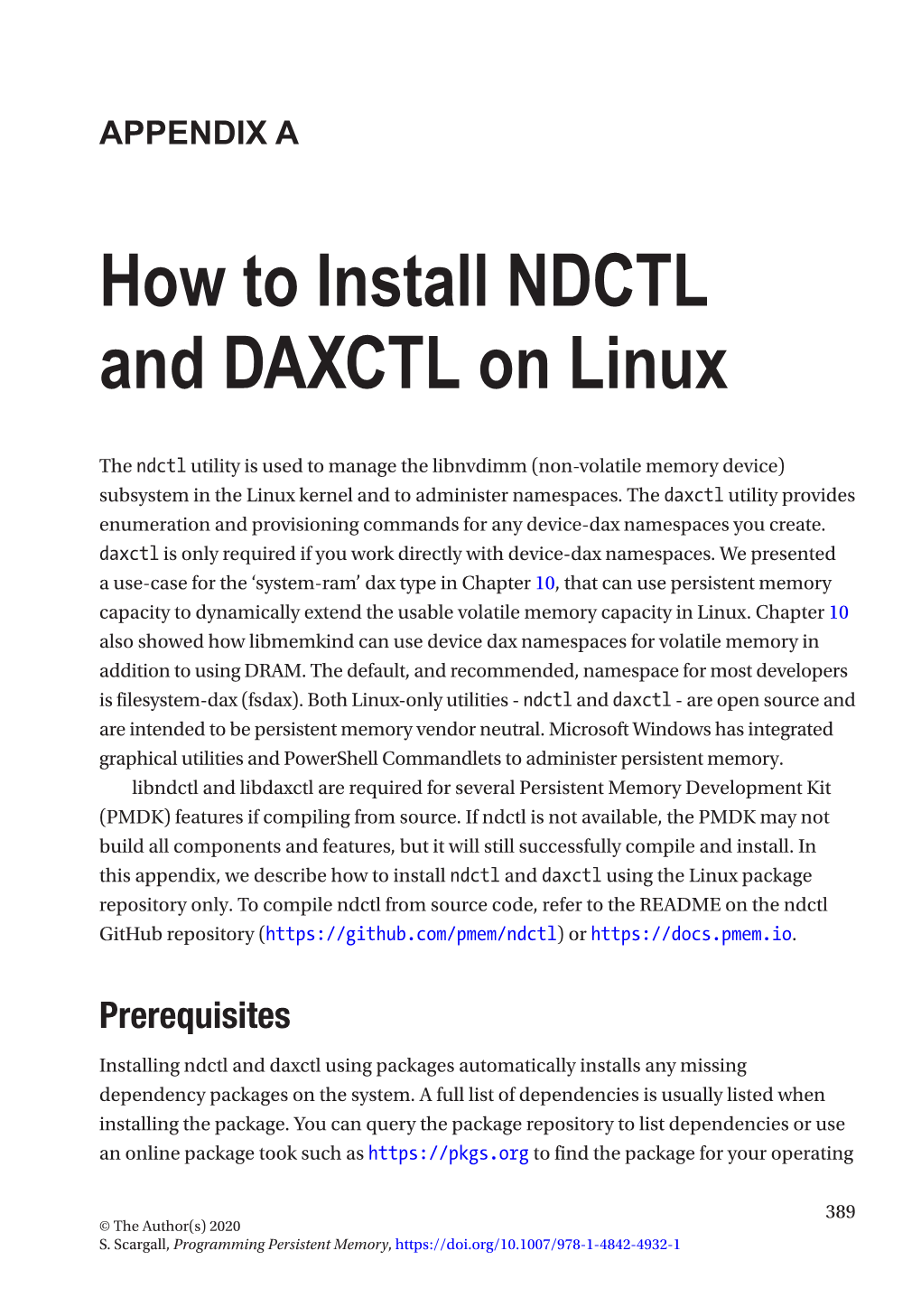 How to Install NDCTL and DAXCTL on Linux