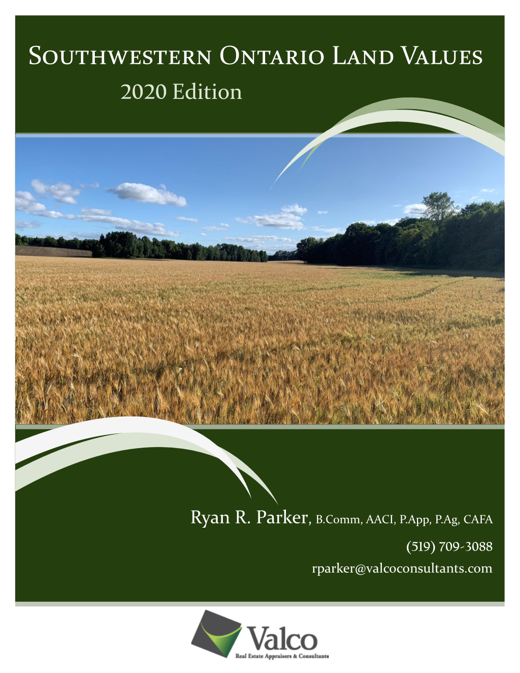 Southwestern Ontario Land Values 2020 Edition