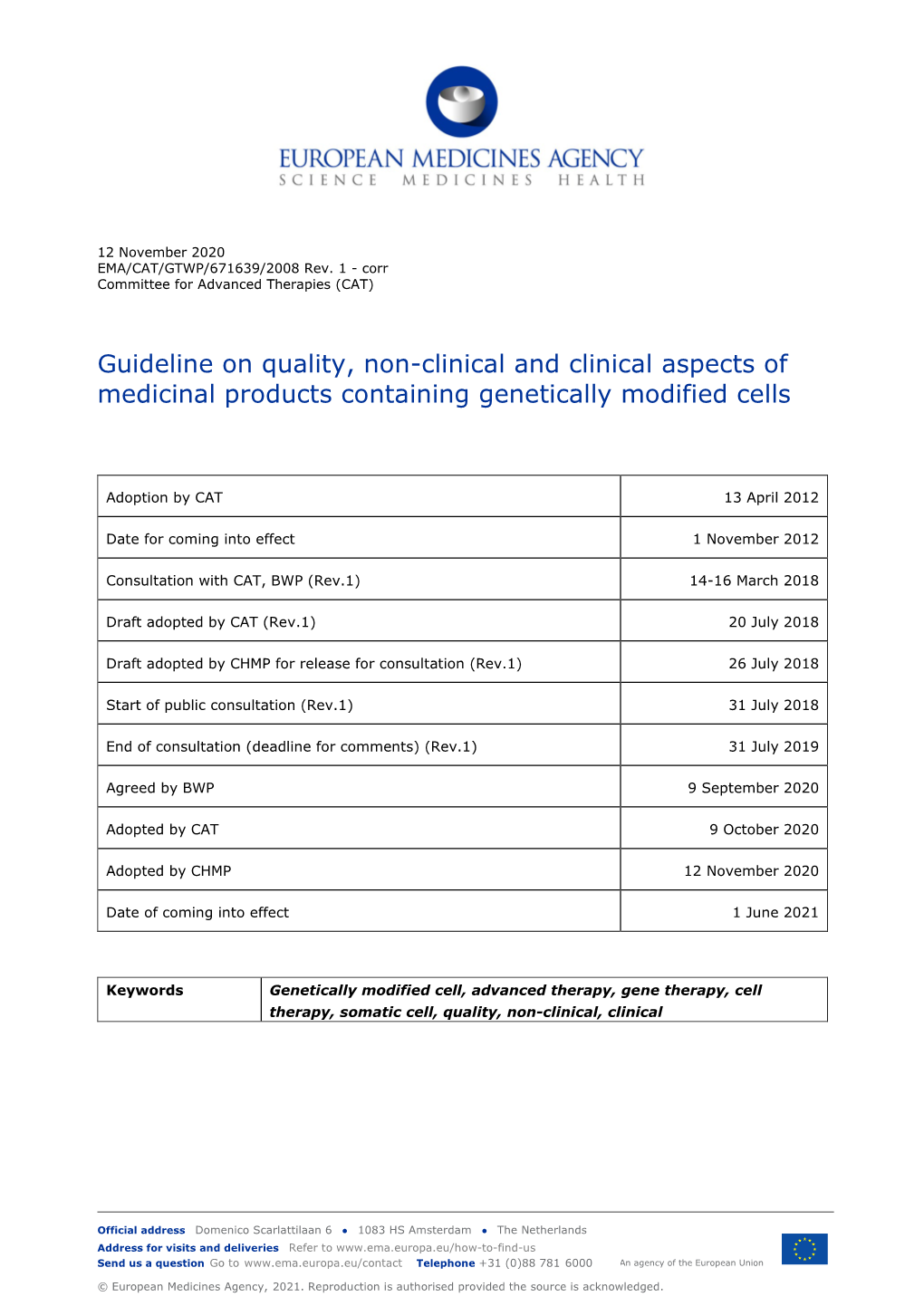 Guideline on Genetically Modified Revised Final