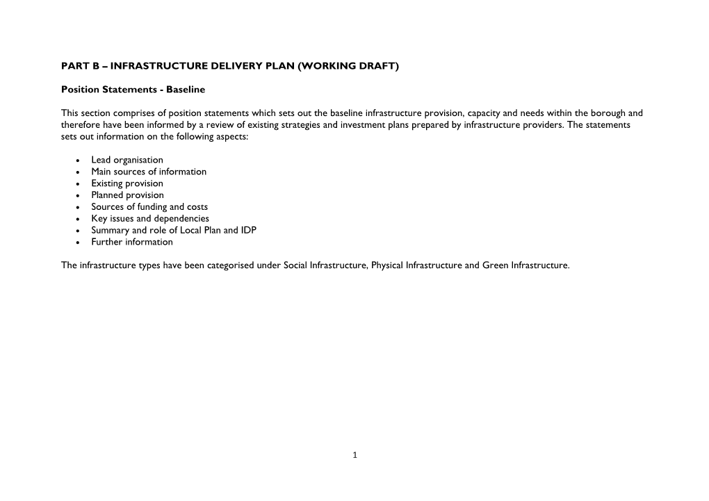 CD03-3 Infrastructure Delivery Plan (2018