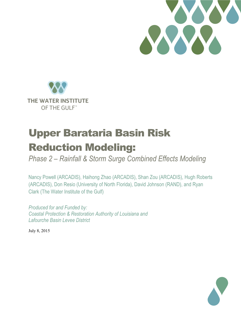 Rainfall & Storm Surge Combined Effects Modeling