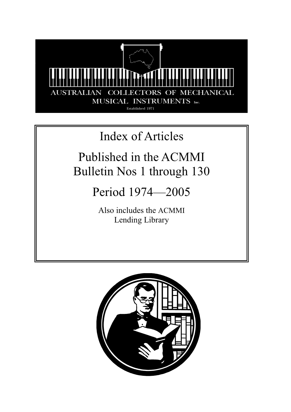ACMMI Index Complete #1 to #130