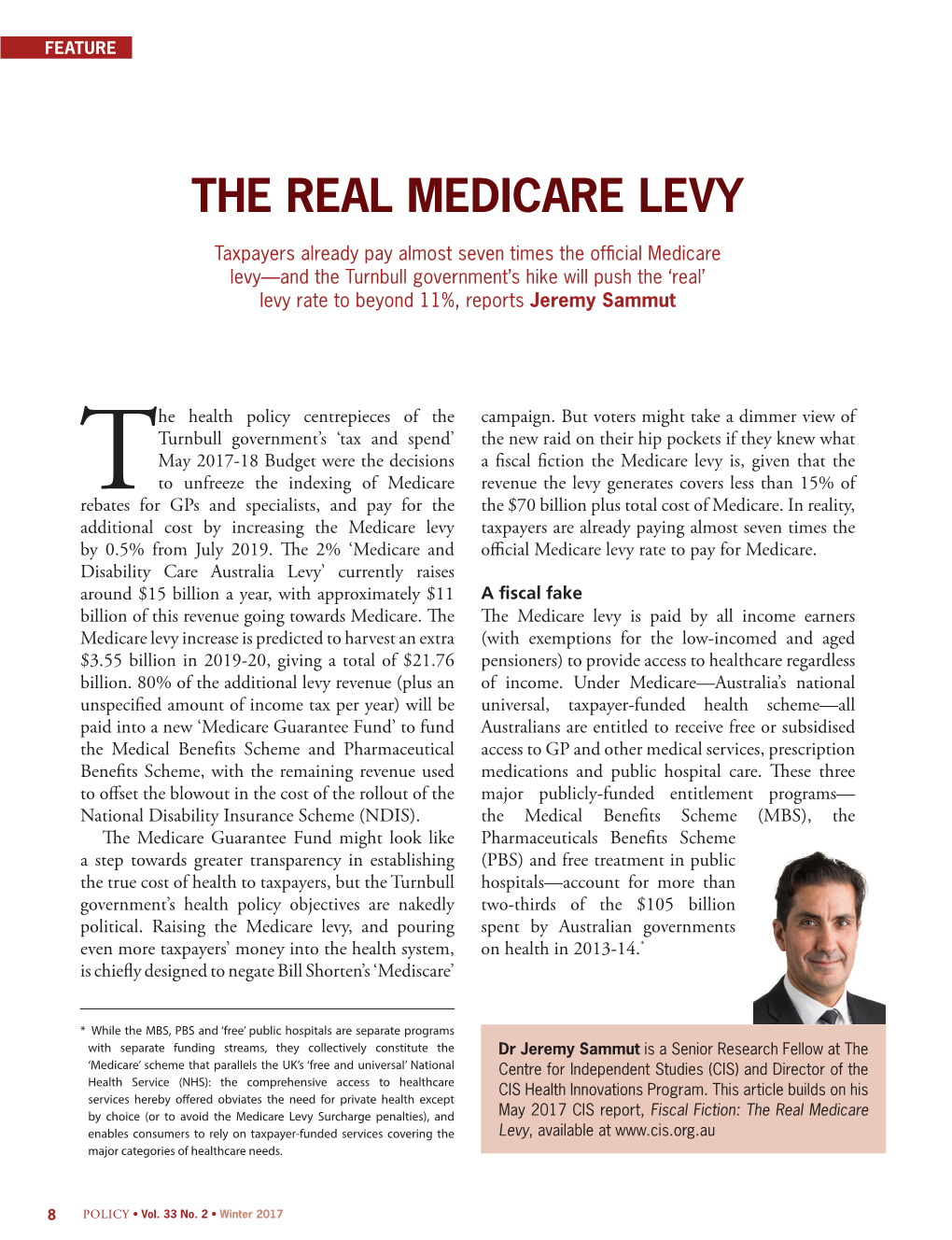 The Real Medicare Levy