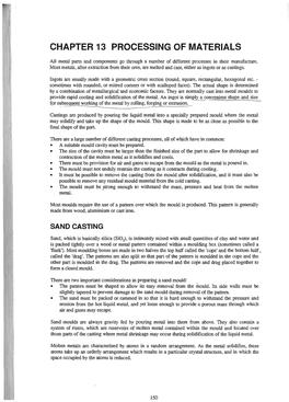 Chapter 13 Processing of Materials