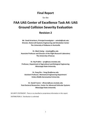 UAS Ground Collision Severity Evaluation Revision 2