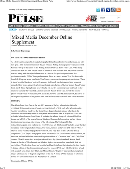 Mixed Media December Online Supplement | Long Island Pulse