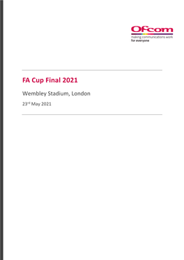 FA Cup Final 2021