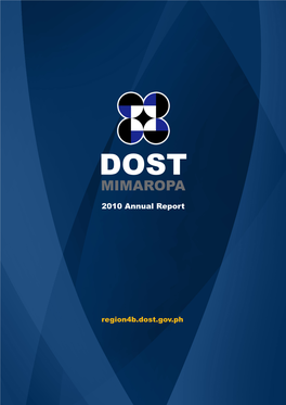 DOST-MIMAROPA 2010 Annual Report