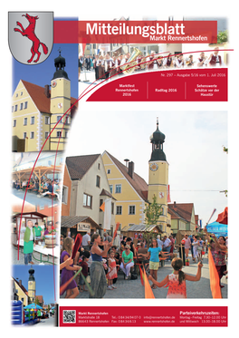 Mitteilungsblatt Markt Rennertshofen