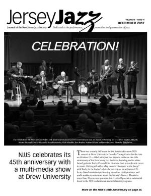 Jersey Jazz Society Dedicated to the Performance, Promotion and Preservation of Jazz