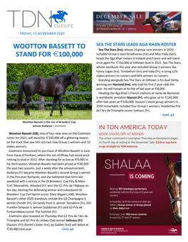 Tdn Europe • Page 2 of 11 • Thetdn.Com Friday • 13 November 2020