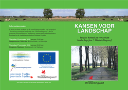 Kansen Voor Landschap Kansen Voor Landschap