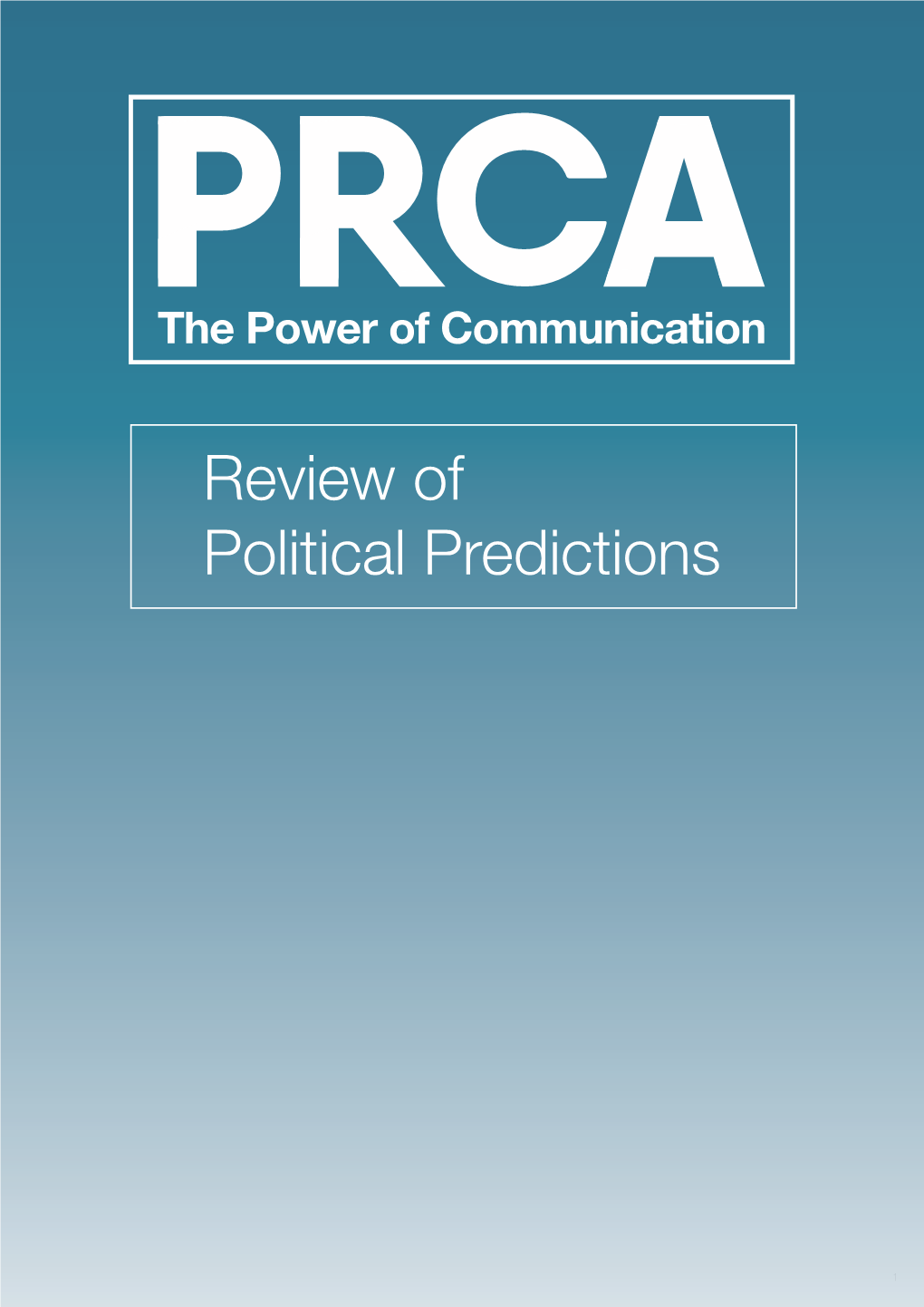 Review of Political Predictions