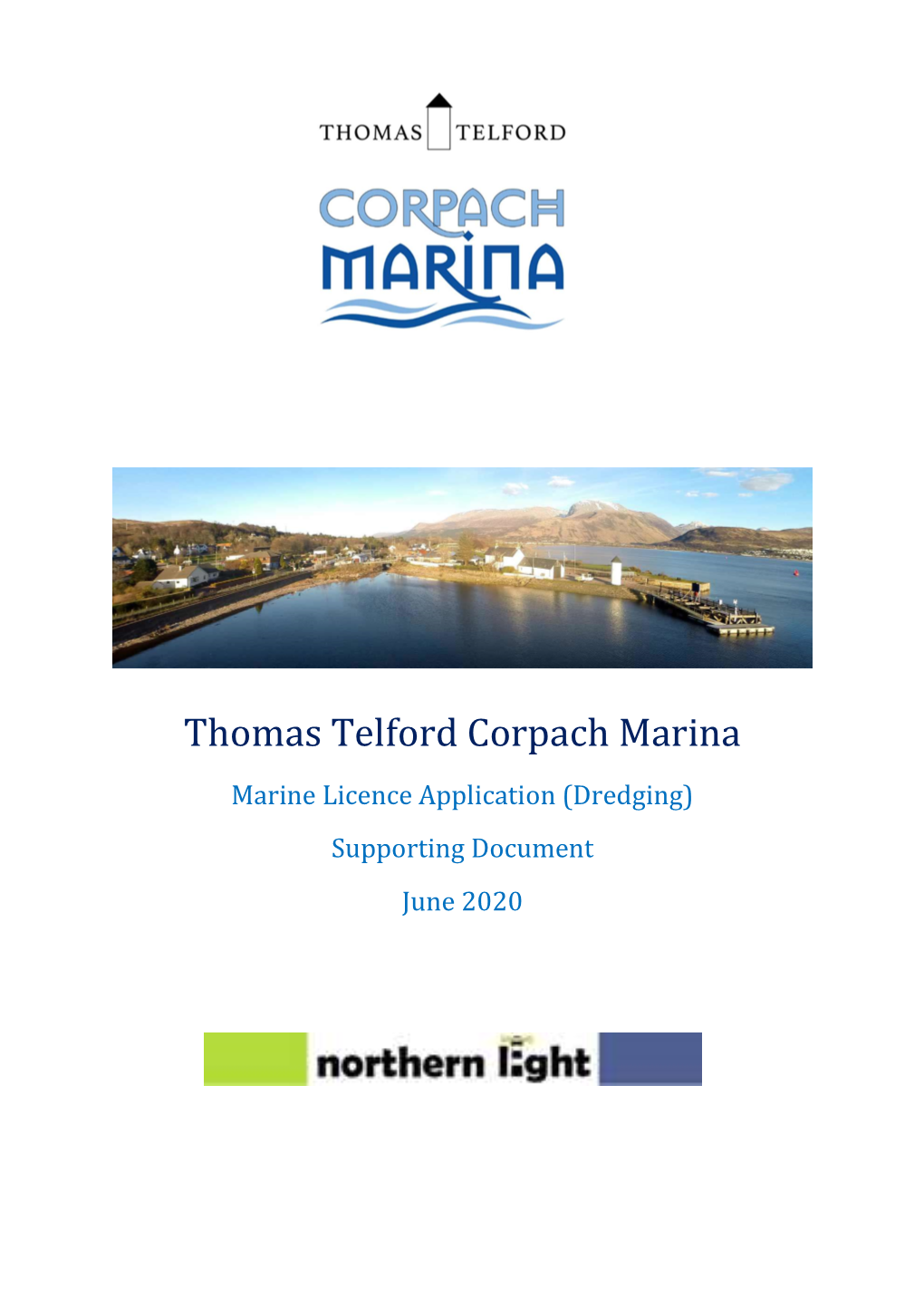 Thomas Telford Corpach Marina Marine Licence Application (Dredging) Supporting Document June 2020