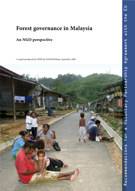 Forest Governance in Malaysia